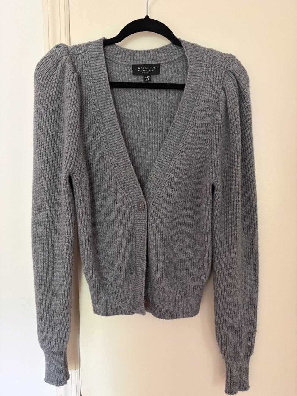Blouse Sleeve Gray Cardigan